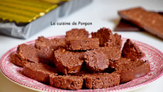 Croustillants au chocolat et gavottes