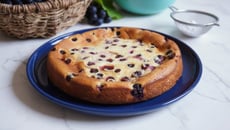 Clafoutis aux raisins frais