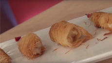 Croustillant de langoustine en kadaïf