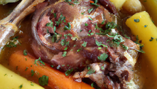 Pot-au-feu au lapin moutardé