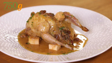 Cailles farcies au foie gras