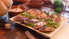 Moules gratinées au carvi