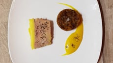 Foie gras maison et condiments