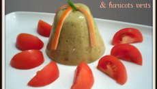 Mousse surimi, crevettes et... haricots verts