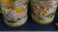 Verrine au thon et à la péche