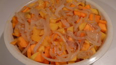 Gratin de mangues et butternut