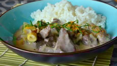 Fricassée d'agneau à la thaï