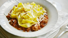 Pappardelle aux saucisses de Greve