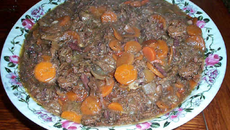 Le ragoût de biche aux chicons