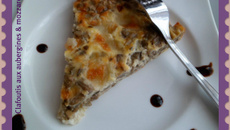 Clafoutis aux aubergines et mozzarella
