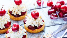 Tartelettes aux cerises de nos régions et crème de Mascarpone