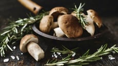 Champignons au barbecue