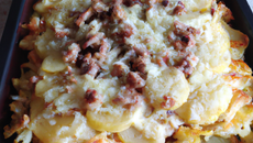 Tartiflette aux dés de pommes rissolées