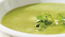 Noix de saint jacques au velouté de poireaux