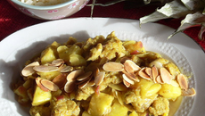 Curry de veau à l'ananas frais