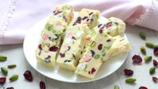 Barres au chocolat blanc