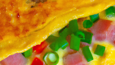 Omelette en surprise Montmorency