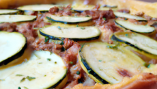 Tarte à la courgette et à la viande hachée