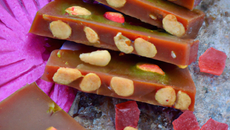 Snack au fudge de cacahuète