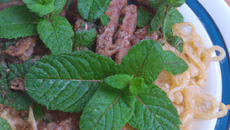 Vermicelles au bœuf et à la menthe