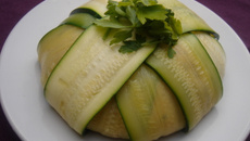 Charlotte de courgettes rapide