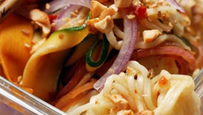 Nouilles et légumes piquants