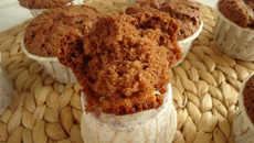 Muffins au chocolat au lait et aux Mars