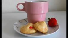 Meringues à la fraise 'tagada'