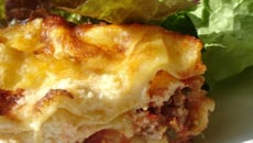 Lasagnes chèvre tomate basilic