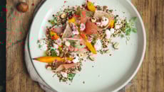 Salade d’automne au jambon cru Aoste