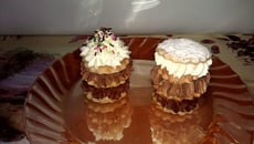Mille-feuilles au 3 mousses chocolat