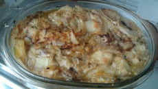 Gratin savoyard aux oignons