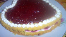 Cœur aux framboises