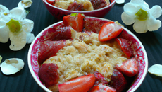 Crumble fraises