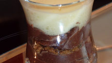 Verrines chocolat-orange.