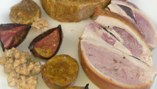 Foie gras, tête de porc et muesli