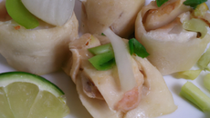 Petites papillotes de poulet aux poireaux primeurs