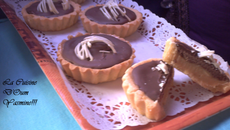 Tartelette au caramel et chocolat !