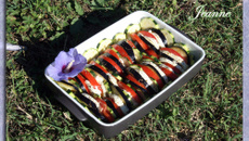 Tian de légumes et mozzarella