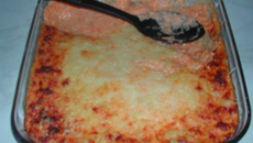 Gratin courge et pommes de terre