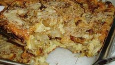 Clafoutis aux endives et parmesan