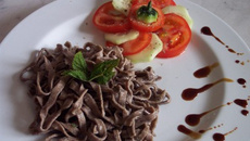 Tagliatelles fraiches à la verveine