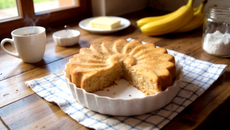 Gâteau sans œuf à la banane