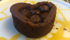 Moelleux au chocolat cœur tendre aux carambars
