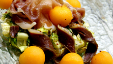 Salade duo de jambon au melon