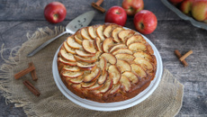 Gâteau aux pommes et yaourt sans oeufs, sans beurre