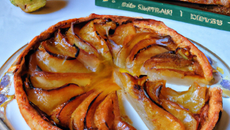 Tarte aux maroilles et poires