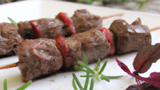 Brochette de bœuf à la sauge