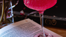 Cocktail flamant rose