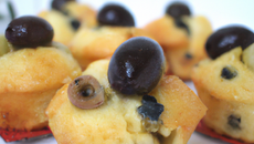 Minis-cakes aux olives